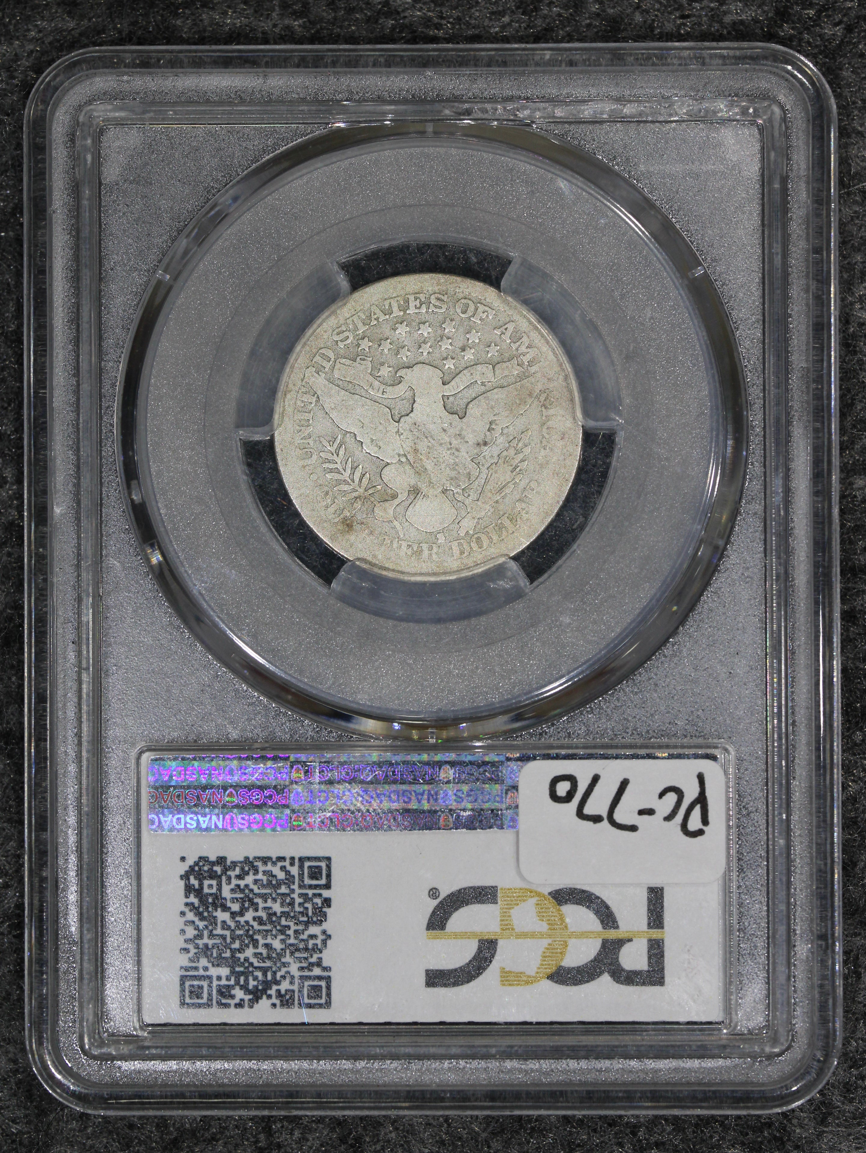 1901-S (AG3) Barber Quarter 25c PCGS