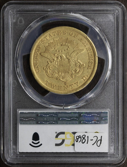 1861-S (XF40) Liberty Head Gold Double Eagle $20 PCGS - Type 1 $20 Gold