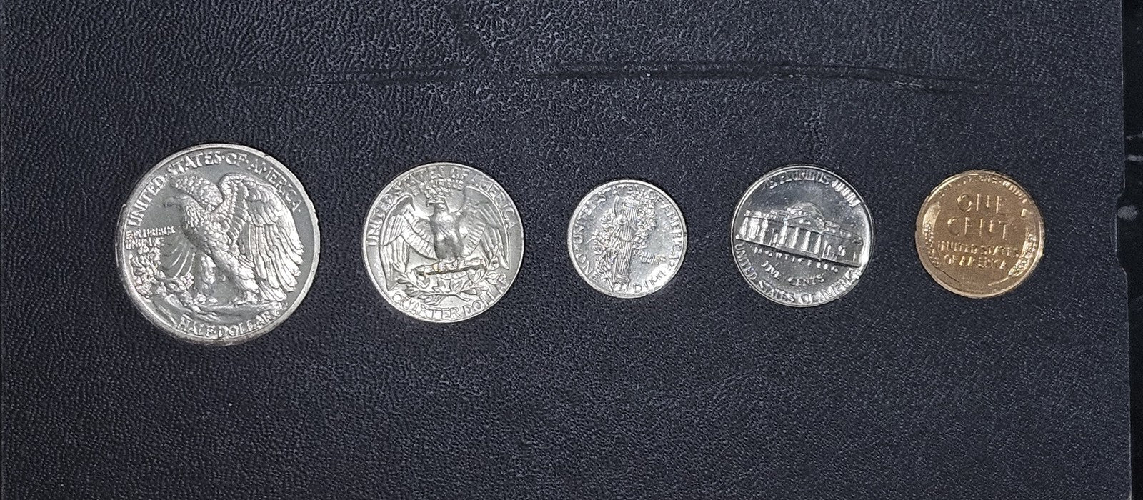 1941 Proof Set (5 Coins) In Bank Packaging