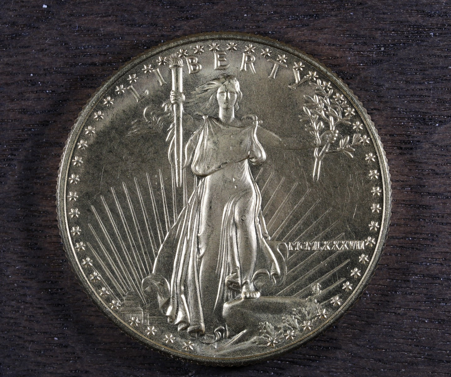 1987 $25 1/2 Oz American Gold Eagle - BU Uncirculated Key Date