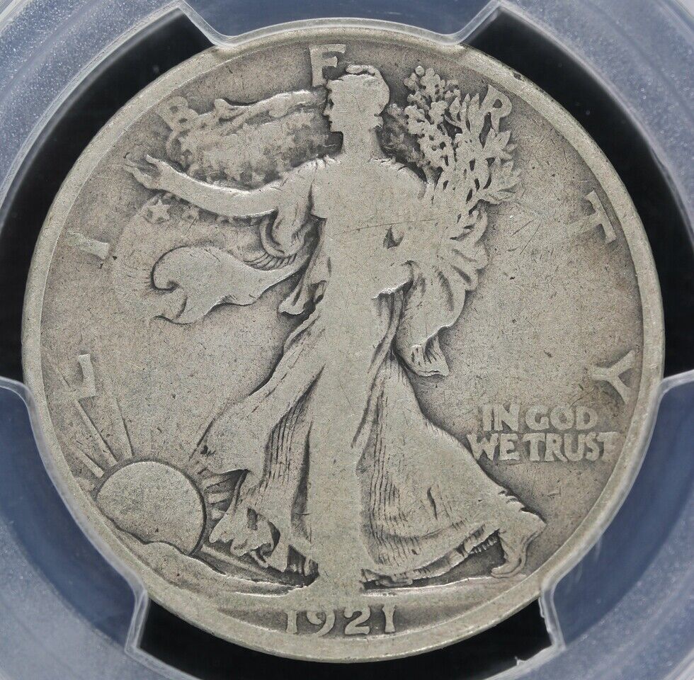 1921-D (G06 CAC) Walking Liberty Half Dollar 50c PCGS