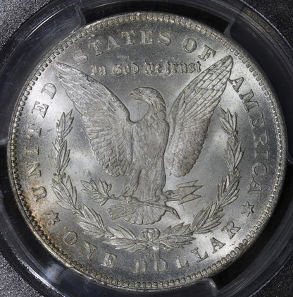 1880/79-CC (MS65+) Morgan Silver Dollar $1 PCGS - Reverse of 1878