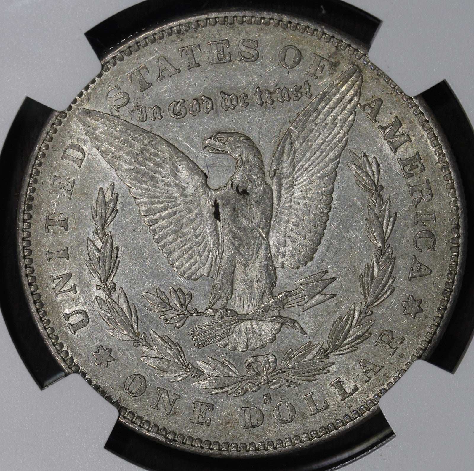 1879-S Rev 78 (AU53) Morgan Silver Dollar $1 NGC - Reverse of 1878
