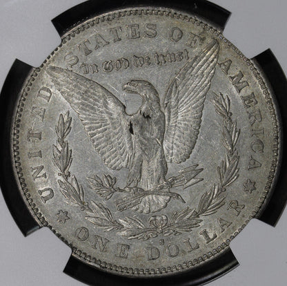 1879-S Rev 78 (AU53) Morgan Silver Dollar $1 NGC - Reverse of 1878