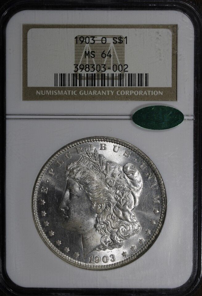 1903-O (MS64 CAC) Morgan Silver Dollar $1 NGC