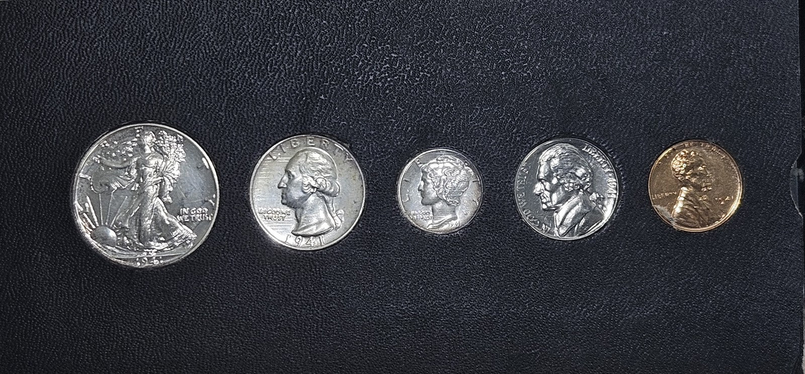 1941 Proof Set (5 Coins) In Bank Packaging