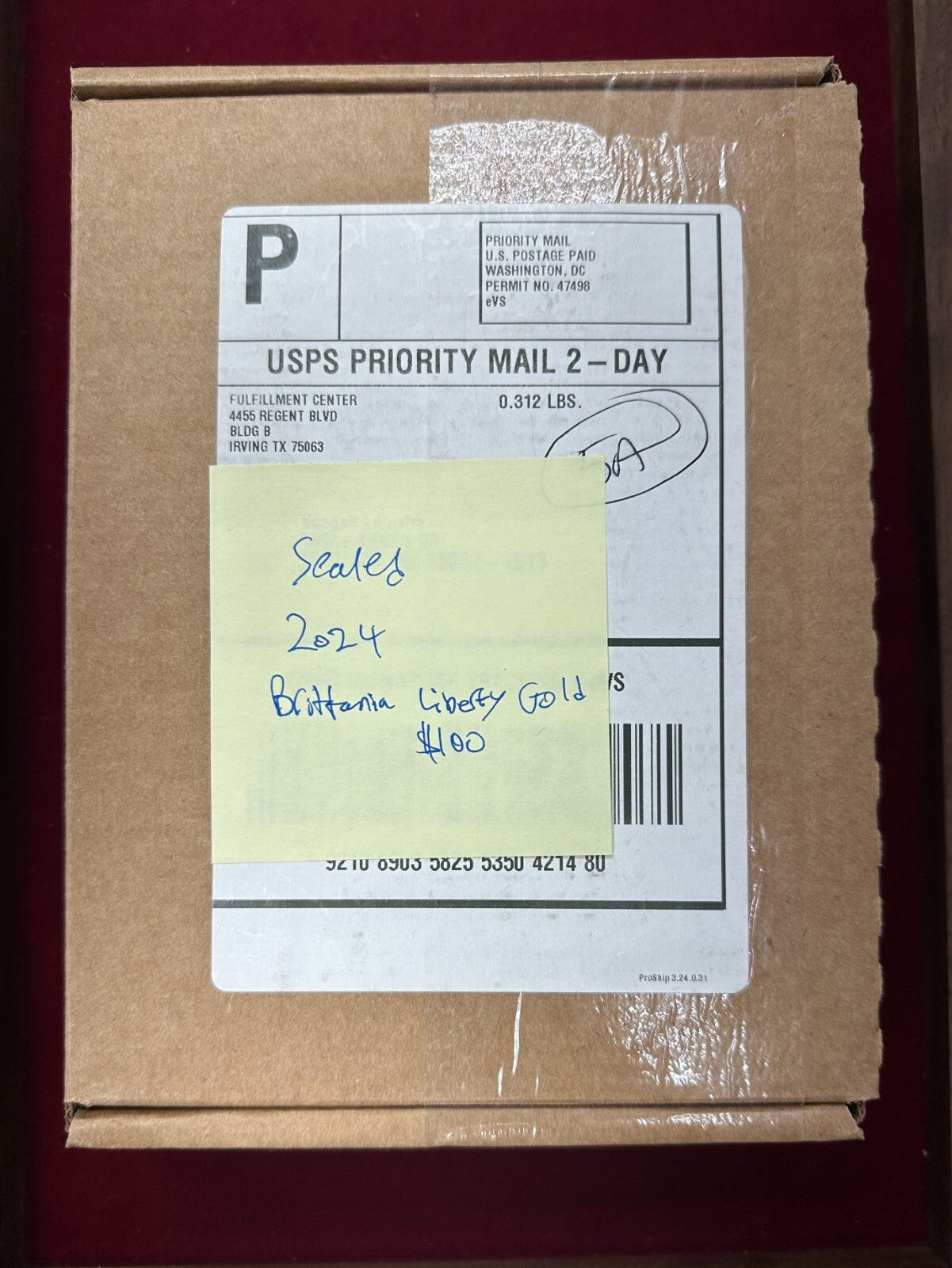 Unopened 2024 $100 Proof Gold Liberty & Britannia 1 oz - Mint SEALED