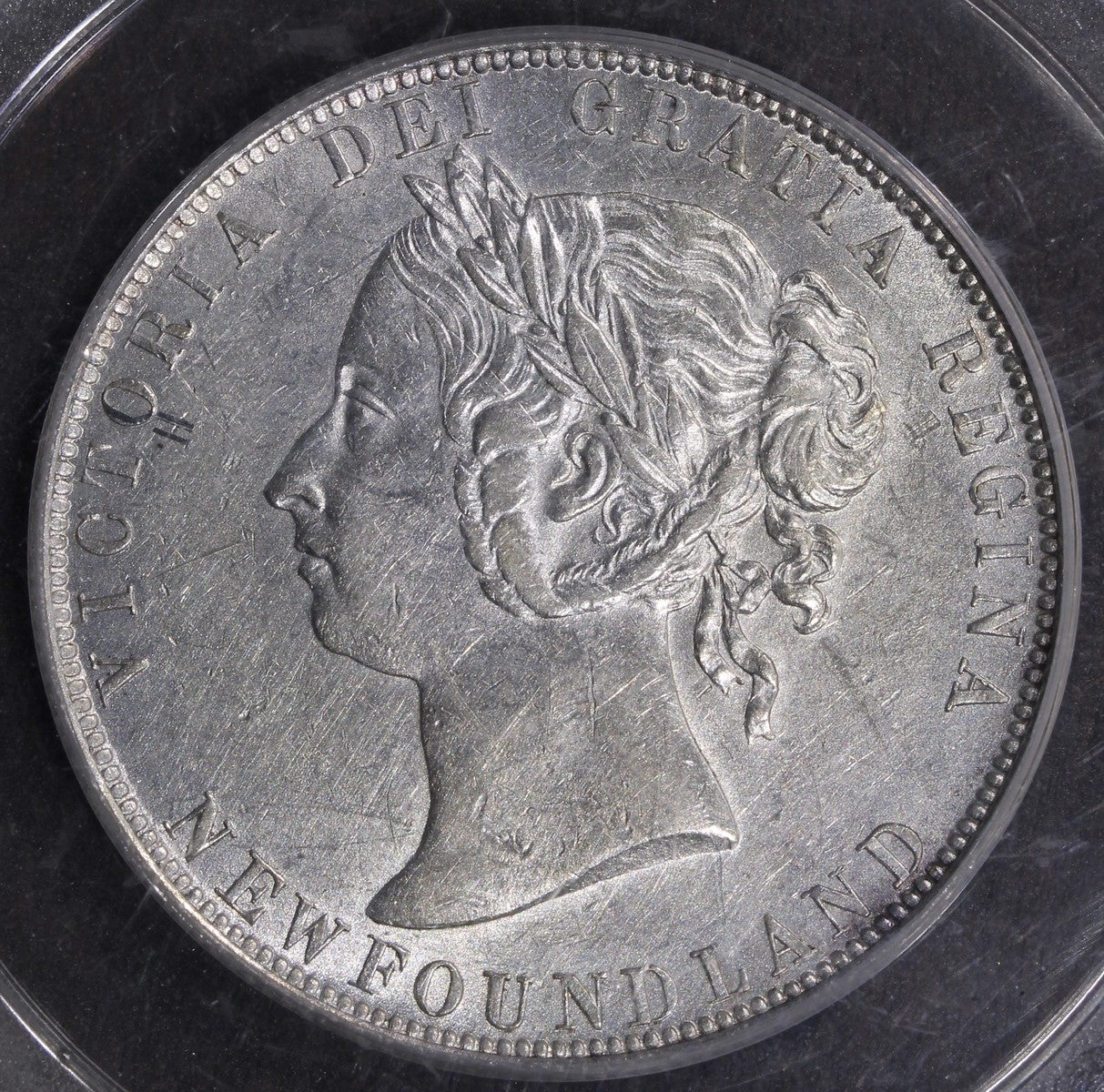 1900 (AU50) Newfoundland Canada Half Dollar 50C PCGS OGH