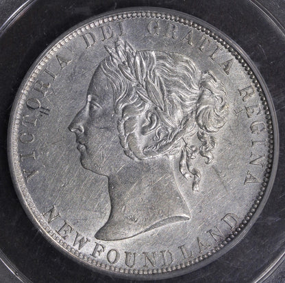 1900 (AU50) Newfoundland Canada Half Dollar 50C PCGS OGH