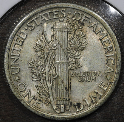 1916 Mercury Dime 10C - UNC