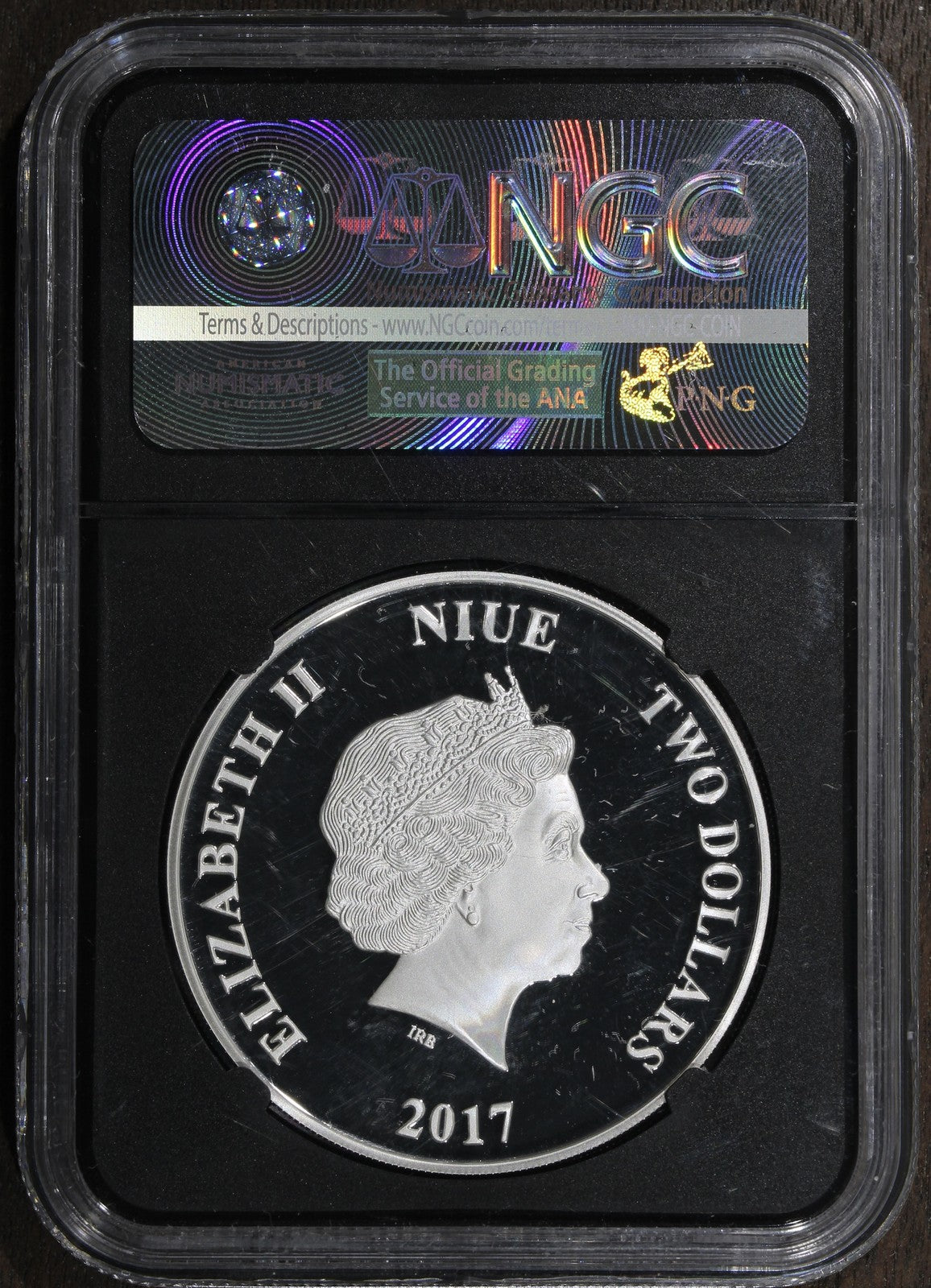 2017 (PF69) Chewbacca Star Wars Silver Coin S$2 NGC - Niue