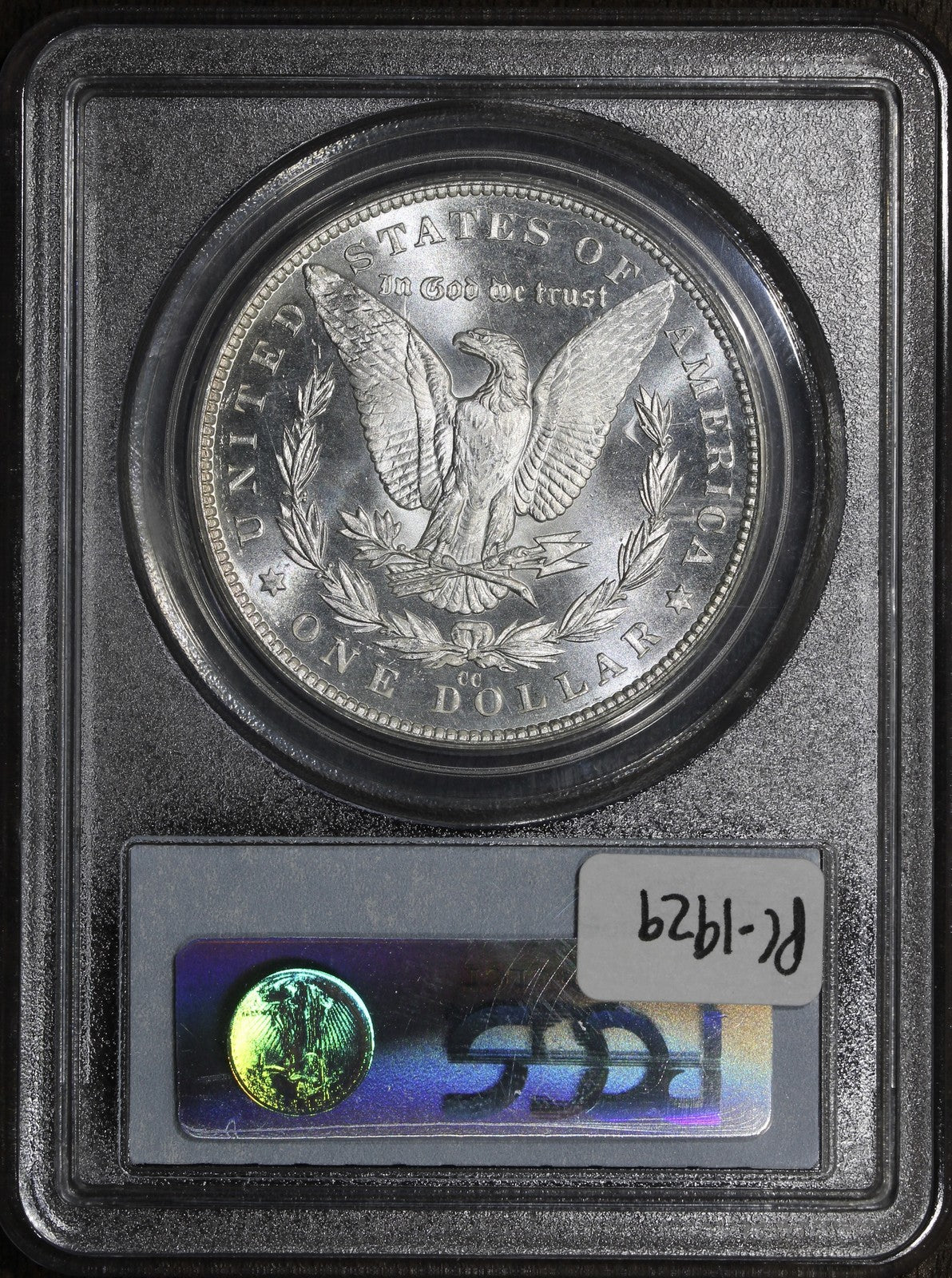 1882-CC (MS64) Morgan Silver Dollar $1 PCGS - Semi Prooflike