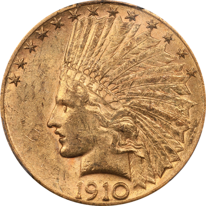 1910-S (MS61) Indian Gold Eagle $10 PCGS - Better S Mint