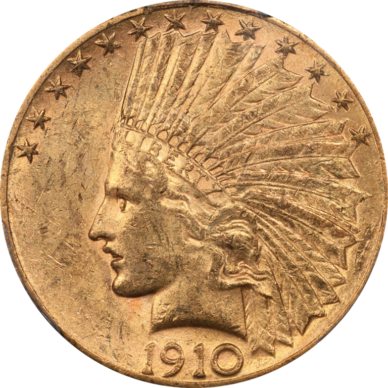 1910-S (MS61) Indian Gold Eagle $10 PCGS - Better S Mint