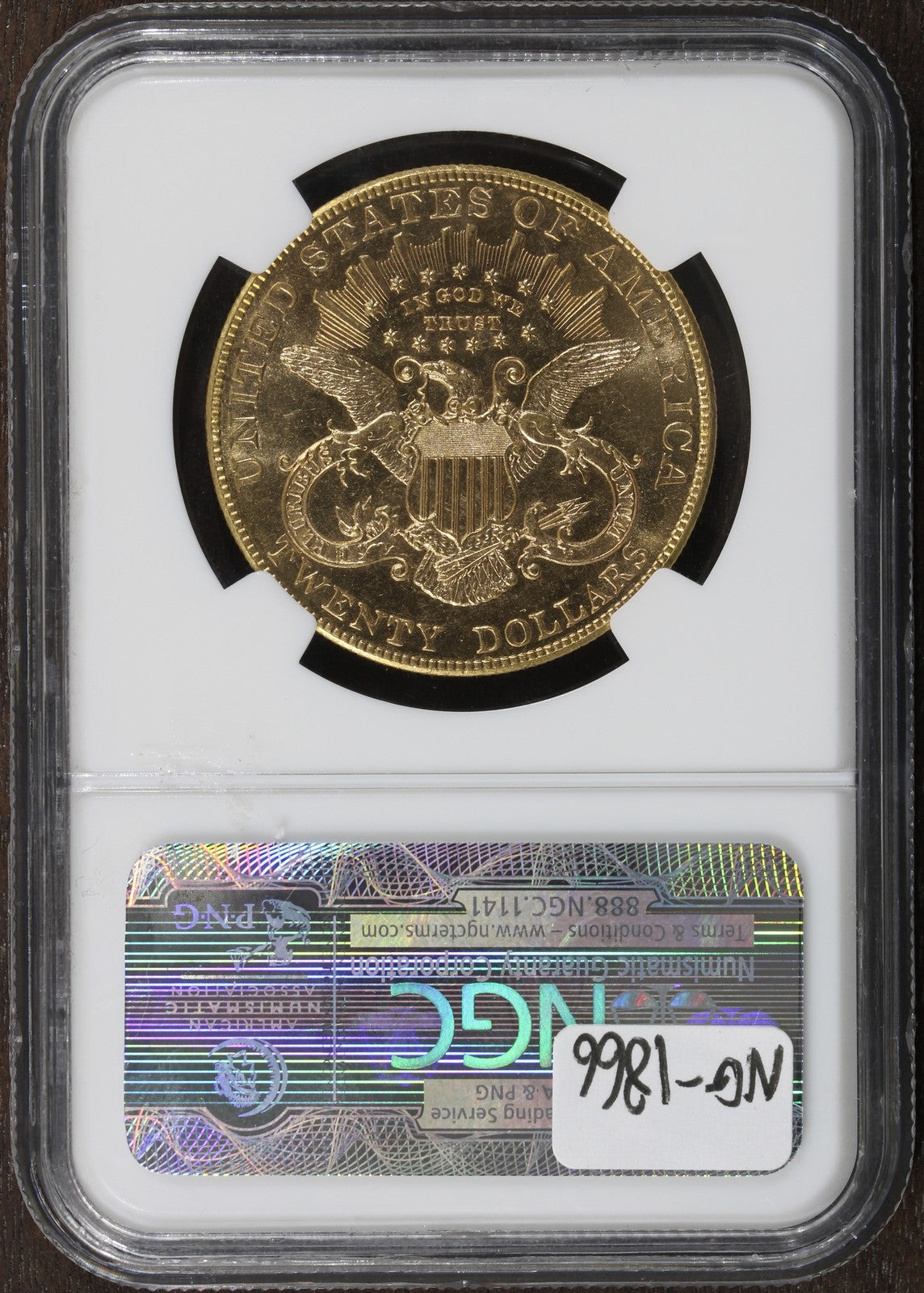 1904 (MS62PL) Liberty Head Gold Double Eagle $20 NGC - Beautiful