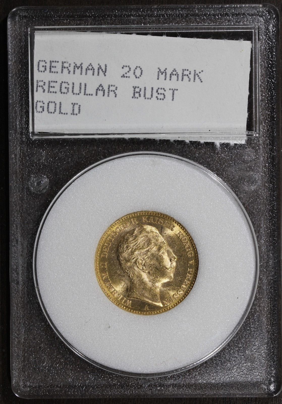 1906-A German Empire Prussia Gold 20 Mark 20Mk - Wilhelm II