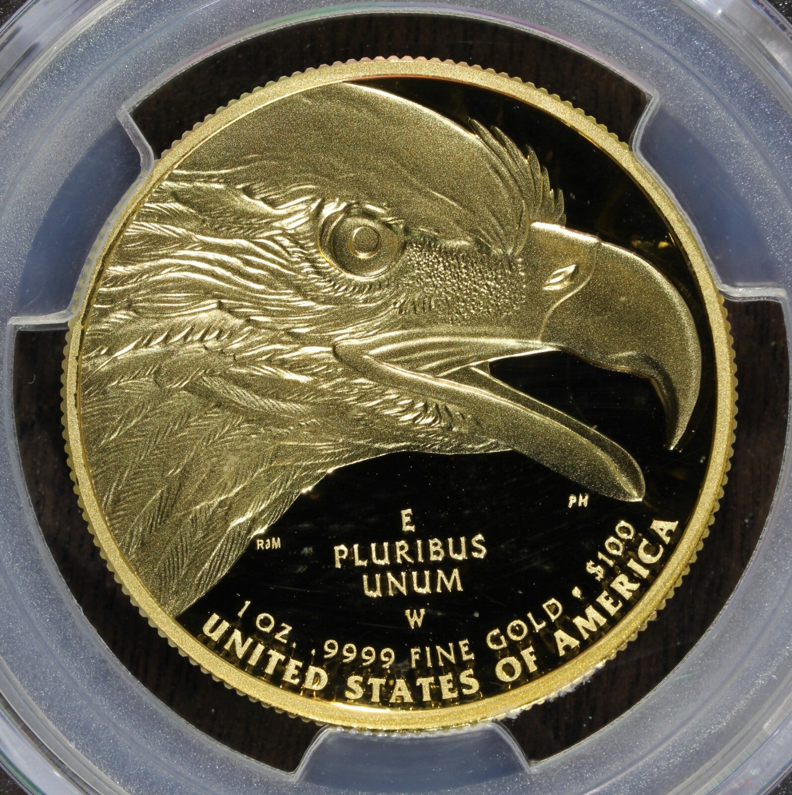 2021-W (PR70) 1 oz High Relief Proof Gold American Liberty $100 PCGS FS - Bronco
