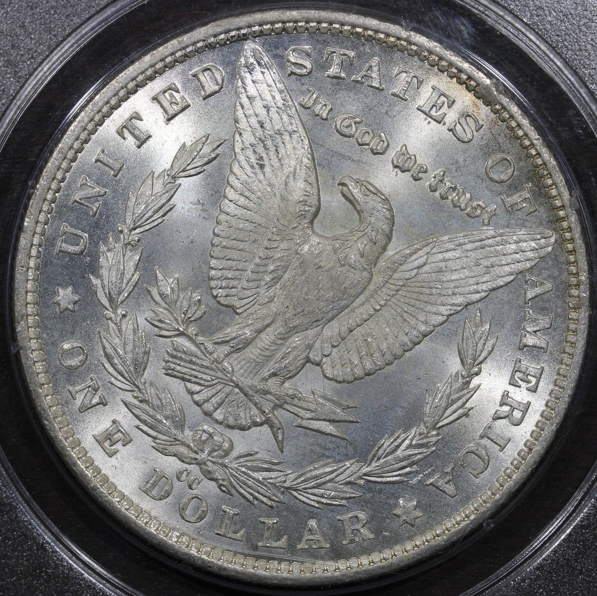1881-CC (MS63) Morgan Silver Dollar $1 PCGS Rattler - Lovely Surfaces