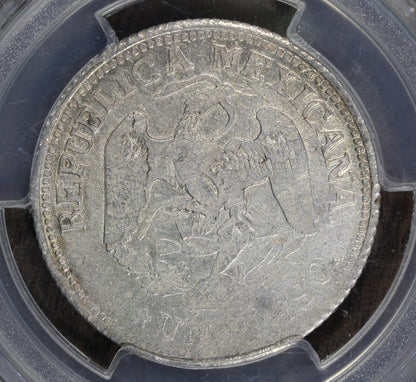 1914-GRO (UNC Detail) Mexico Guerrero 1 Un Peso KM-641 PCGS - Revolutionary!
