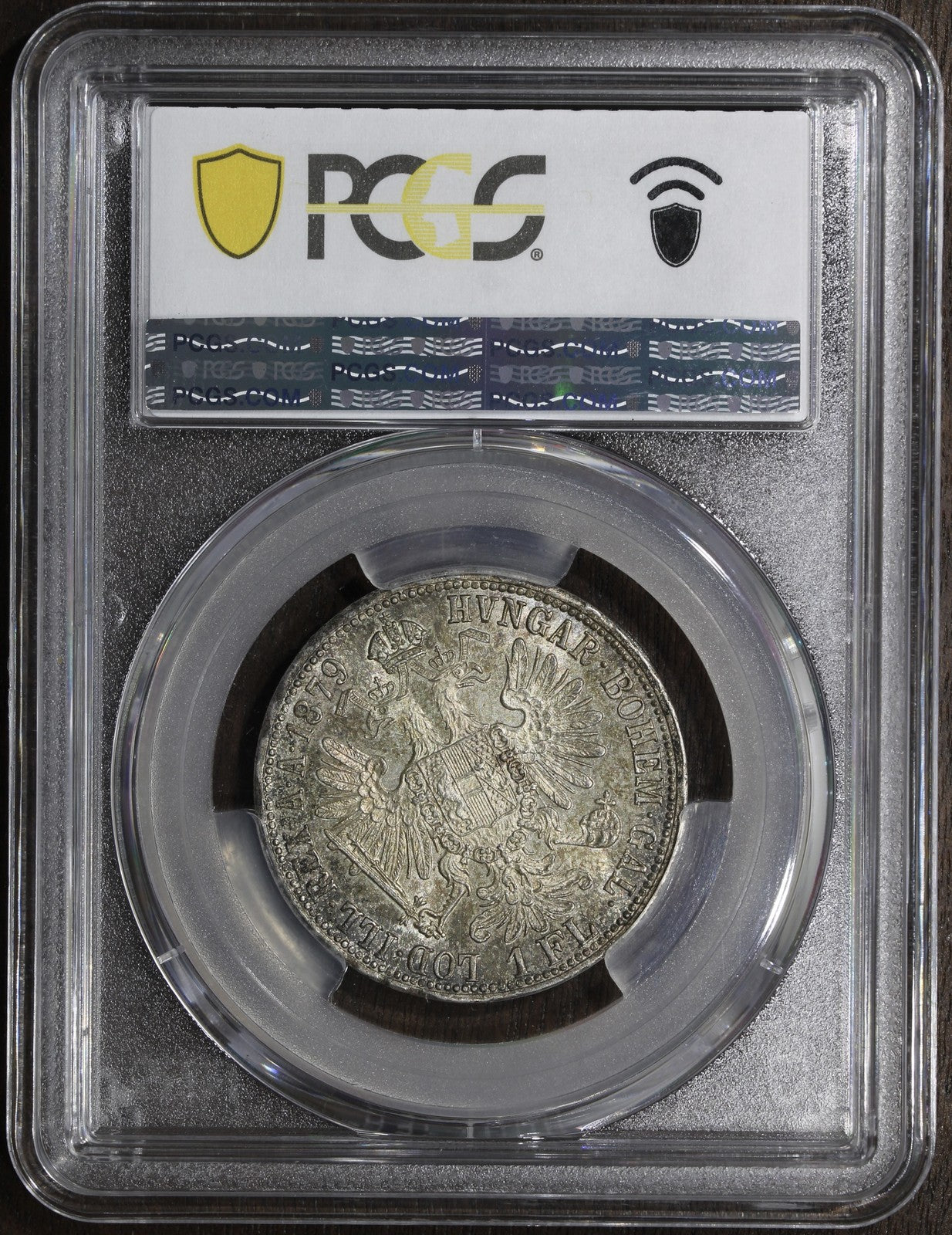 1879 (MS64) Austria Franz Joseph Silver Florin PCGS - Lovely Luster