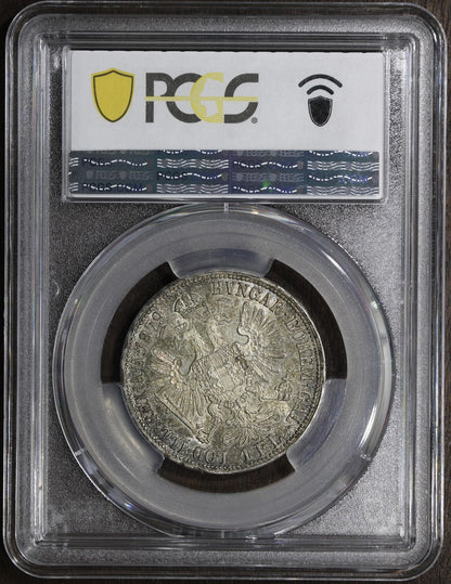 1879 (MS64) Austria Franz Joseph Silver Florin PCGS - Lovely Luster