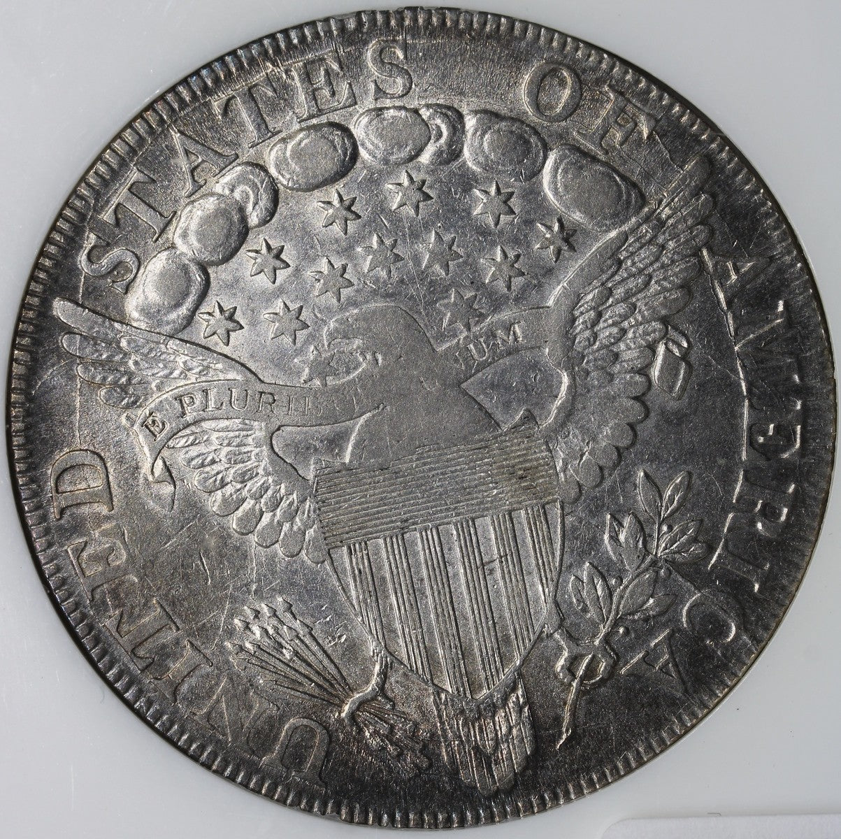 1798 (XF45 CAC) Draped Bust Silver Dollar $1 NGC - Large Eagle