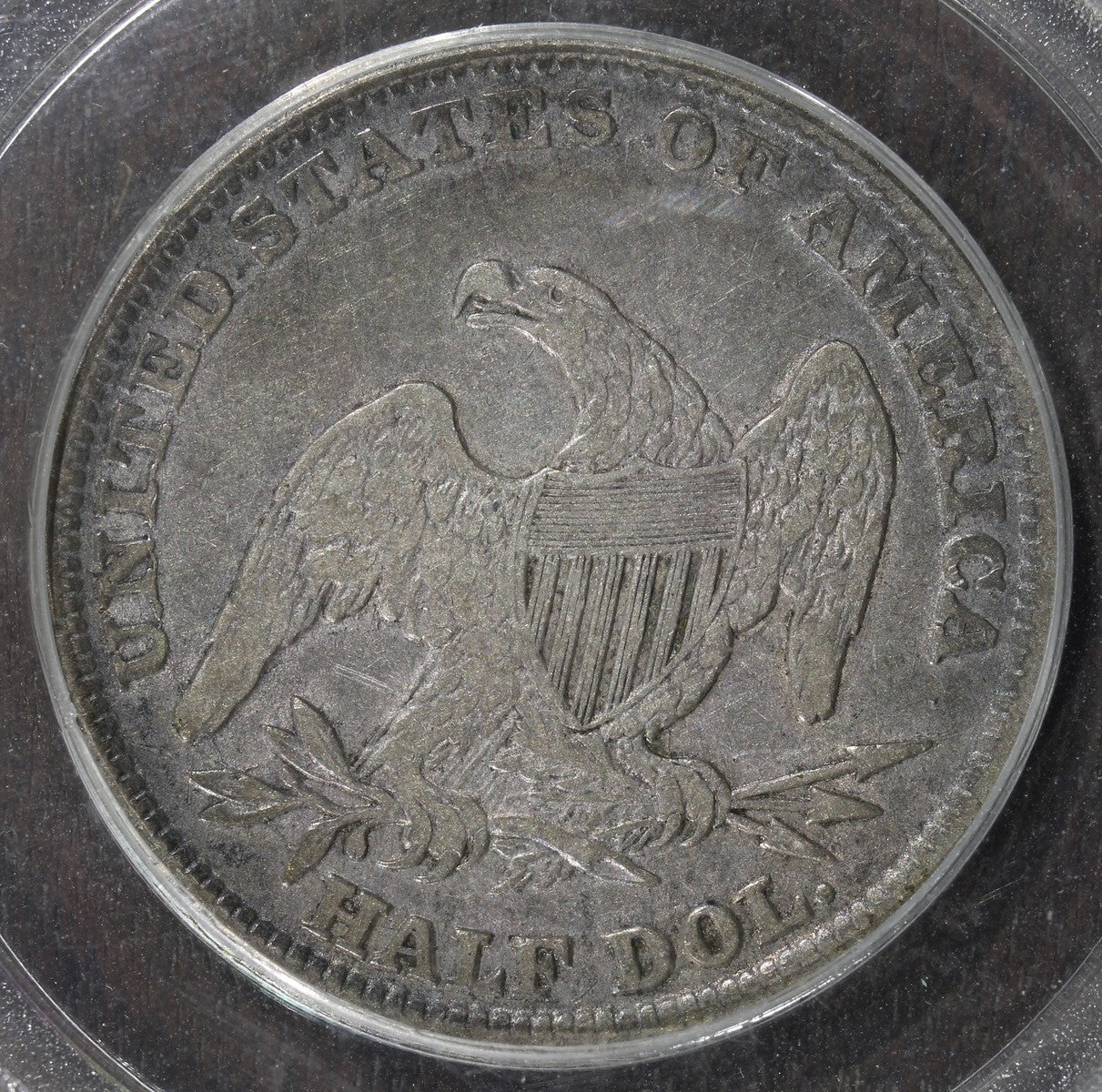 1838 (VF20) Capped Bust Half Dollar 50C PCGS OGH - Reeded Edge