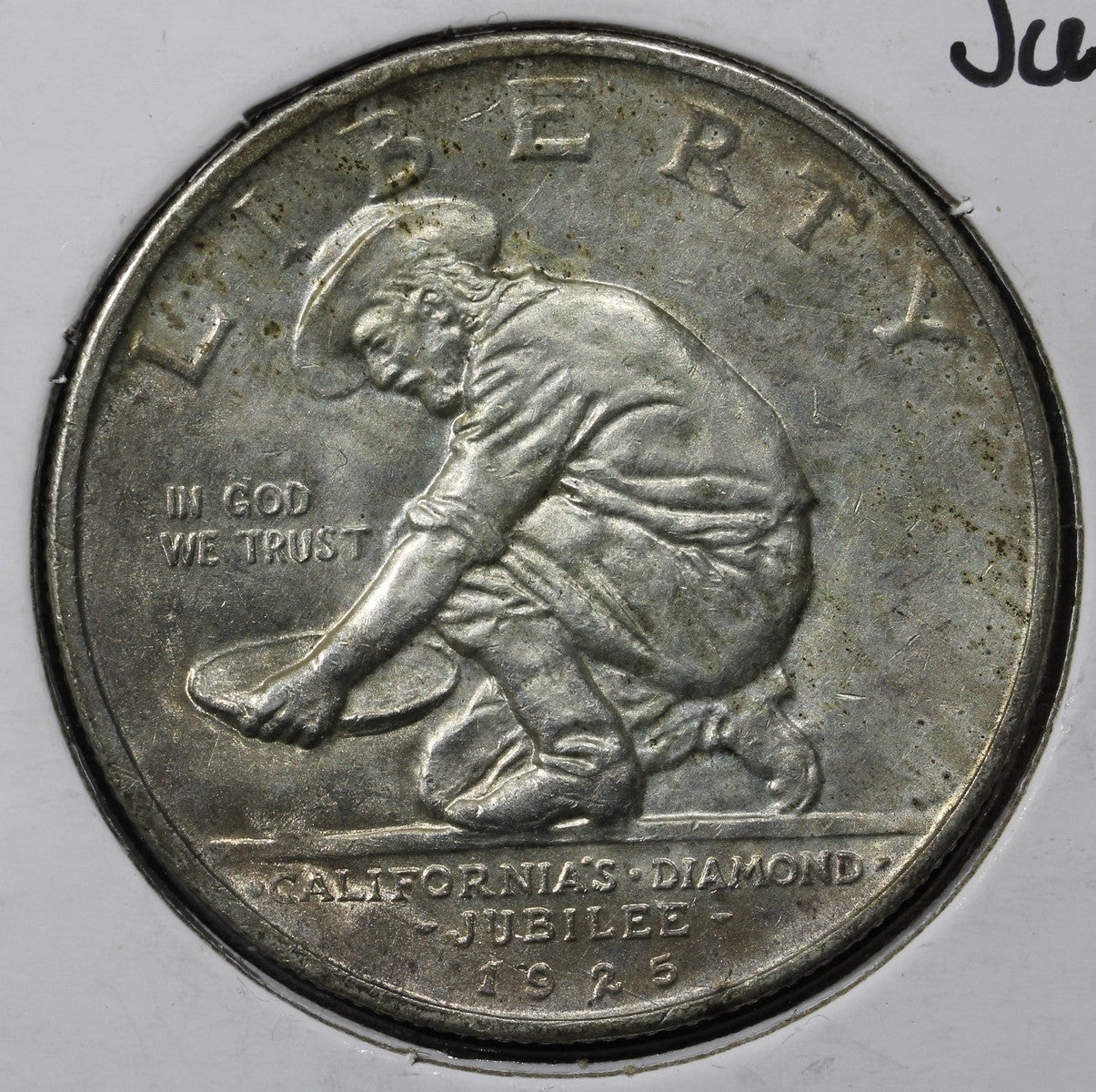 1925 California Jubilee Classic Commemorative Half Dollar 50C UNC