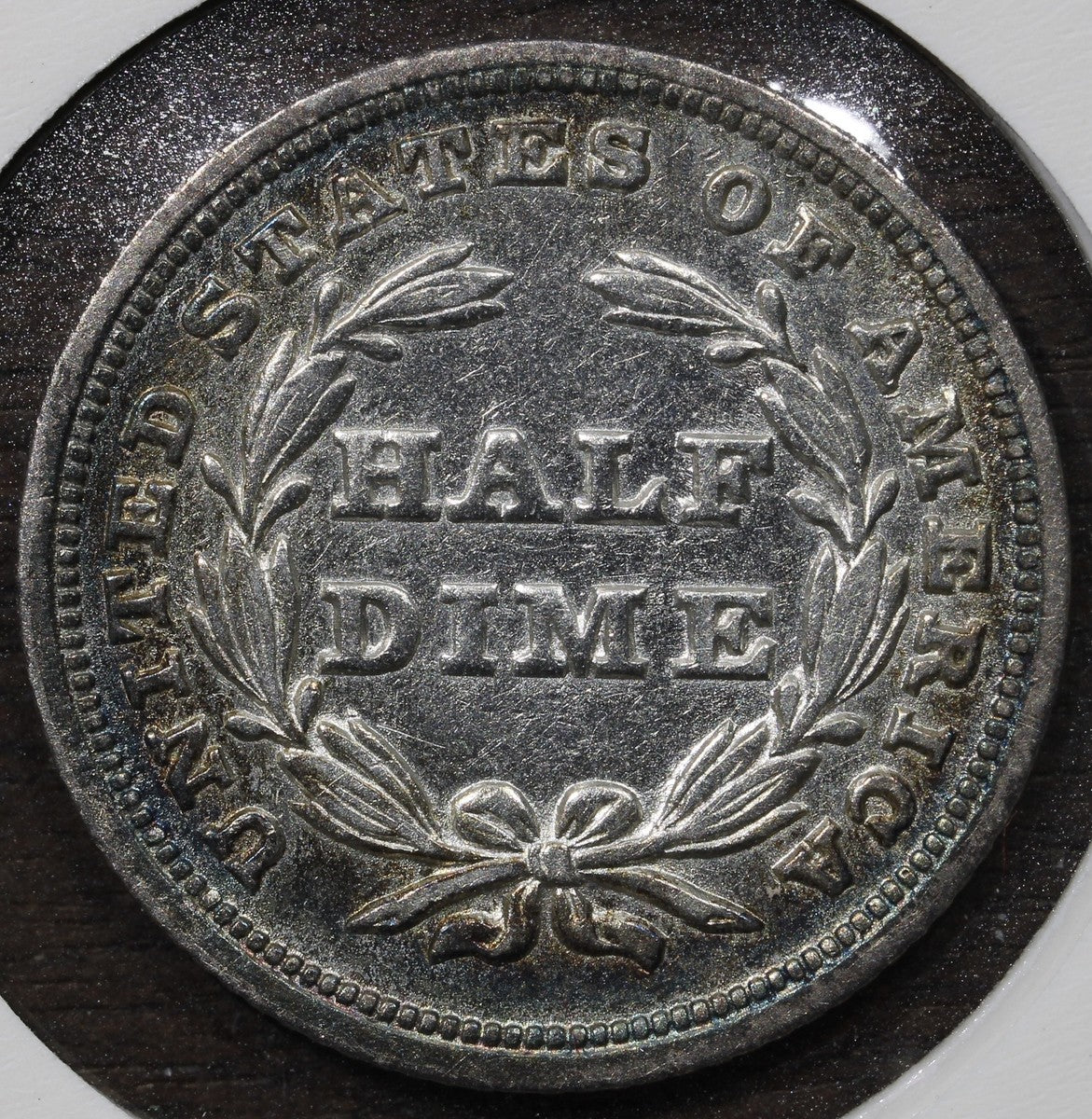 1838 Seated Liberty Half Dime H10C - AU About Uncirculated (with Stars)