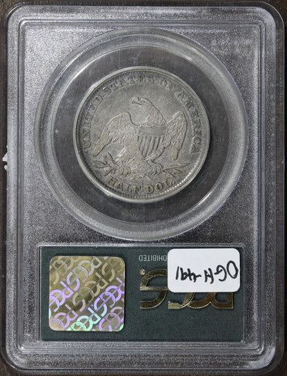 1838 (VF20) Capped Bust Half Dollar 50C PCGS OGH - Reeded Edge