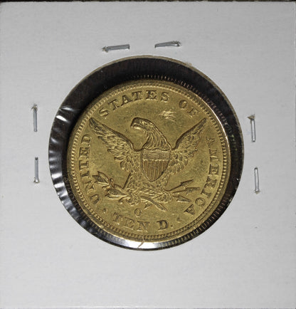 1851-O $10 Gold Liberty Eagle AU - Early New Orleans Mint Eagle