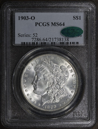 1903-O (MS64 CAC) Morgan Silver Dollar $1 PCGS - KEY Date
