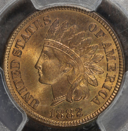 1882 (MS65 RD) Indian Head Cent 1C IHC PCGS