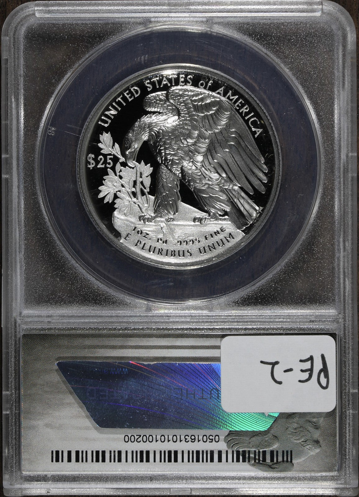 2018-W (PF70) 1 oz Proof High Relief Palladium Eagle $25 ANACS - First Strike