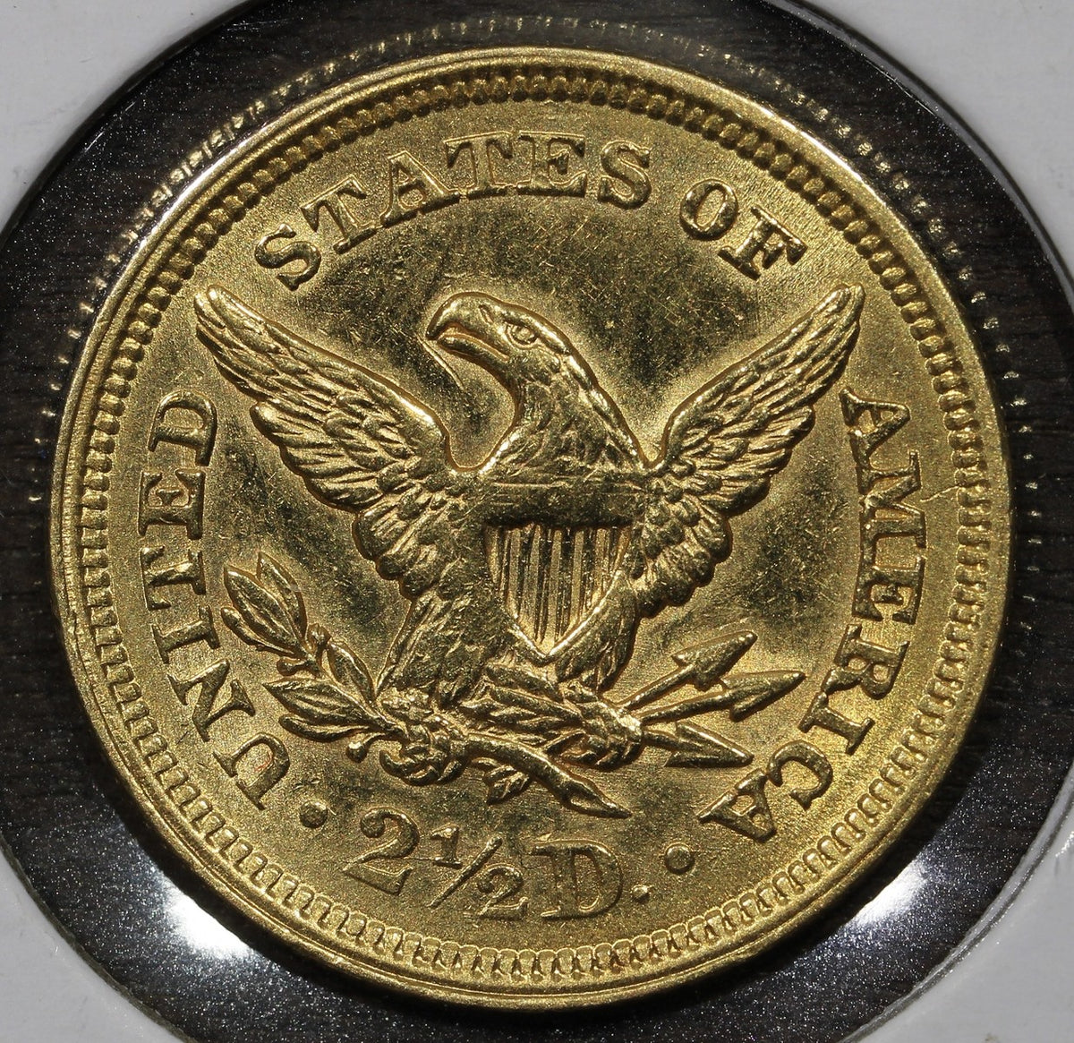 1853 Gold Liberty Head Quarter Eagle $2.50 - AU About Uncirculated