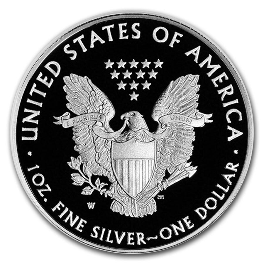 2020-W V75 Proof Silver Eagle OGP & COA - End of World War II - 20XF