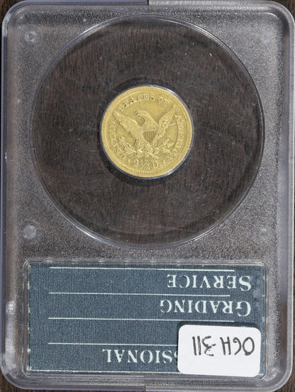 1840-D (VF30) Liberty Head Gold Quarter Eagle $2.50 PCGS - Dahlonega Rattler