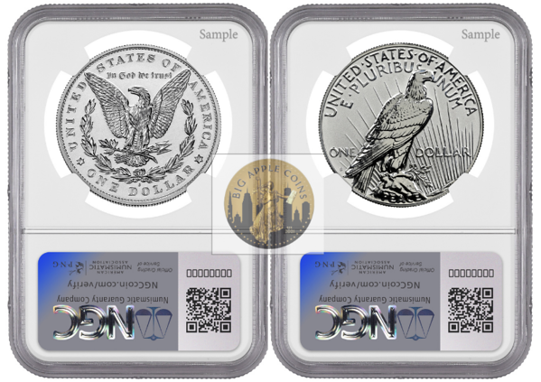 2024-S (RP70) Reverse Proof Morgan & Peace Dollars NGC FDOI First Day of Issue