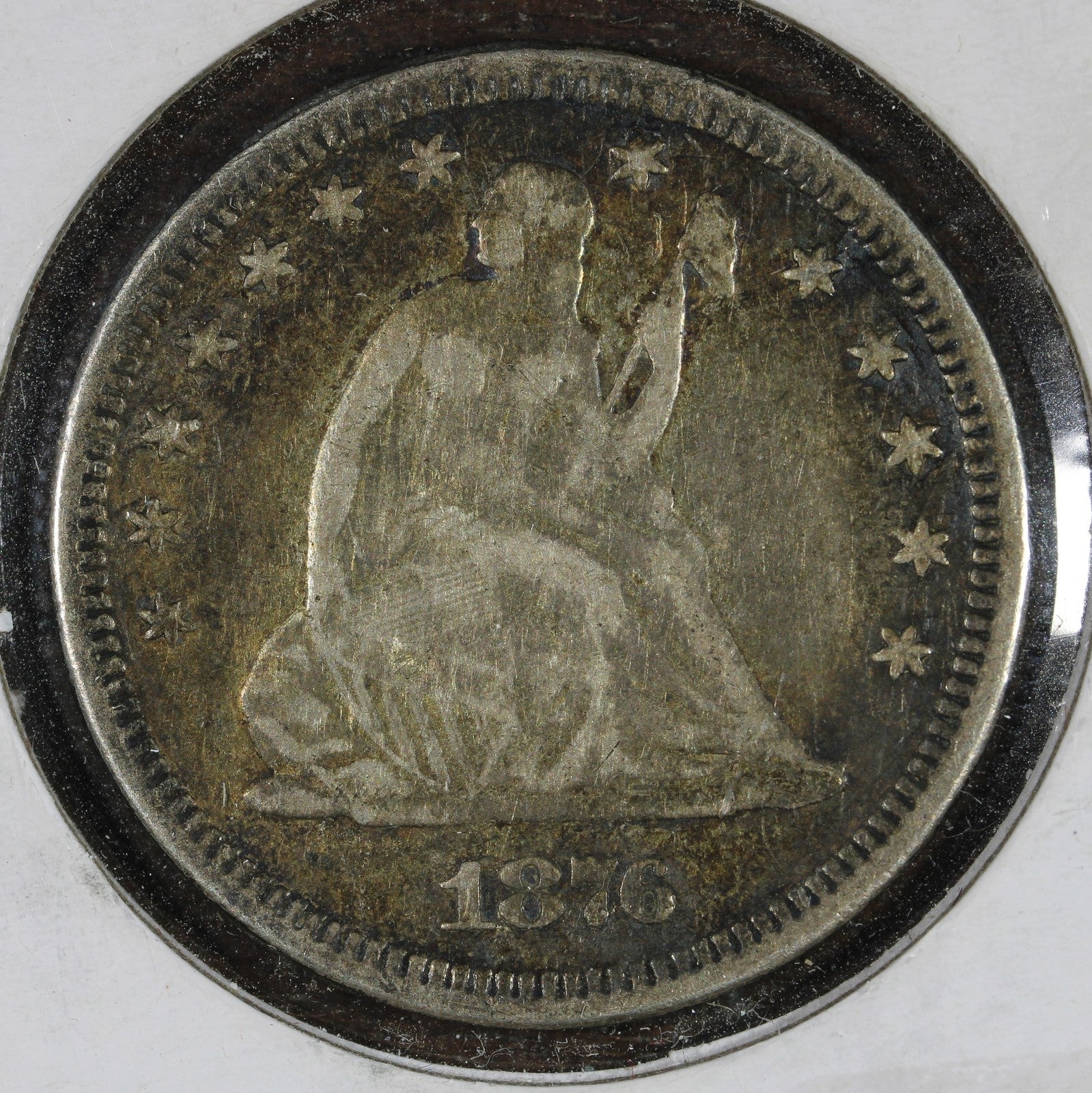 1876 Seated Liberty Quarter 25C VF - Nice Piece