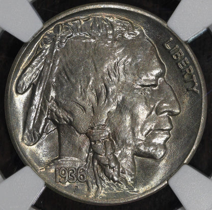 1936-S (MS67) Buffalo Nickel 5C NGC - Superb Gem