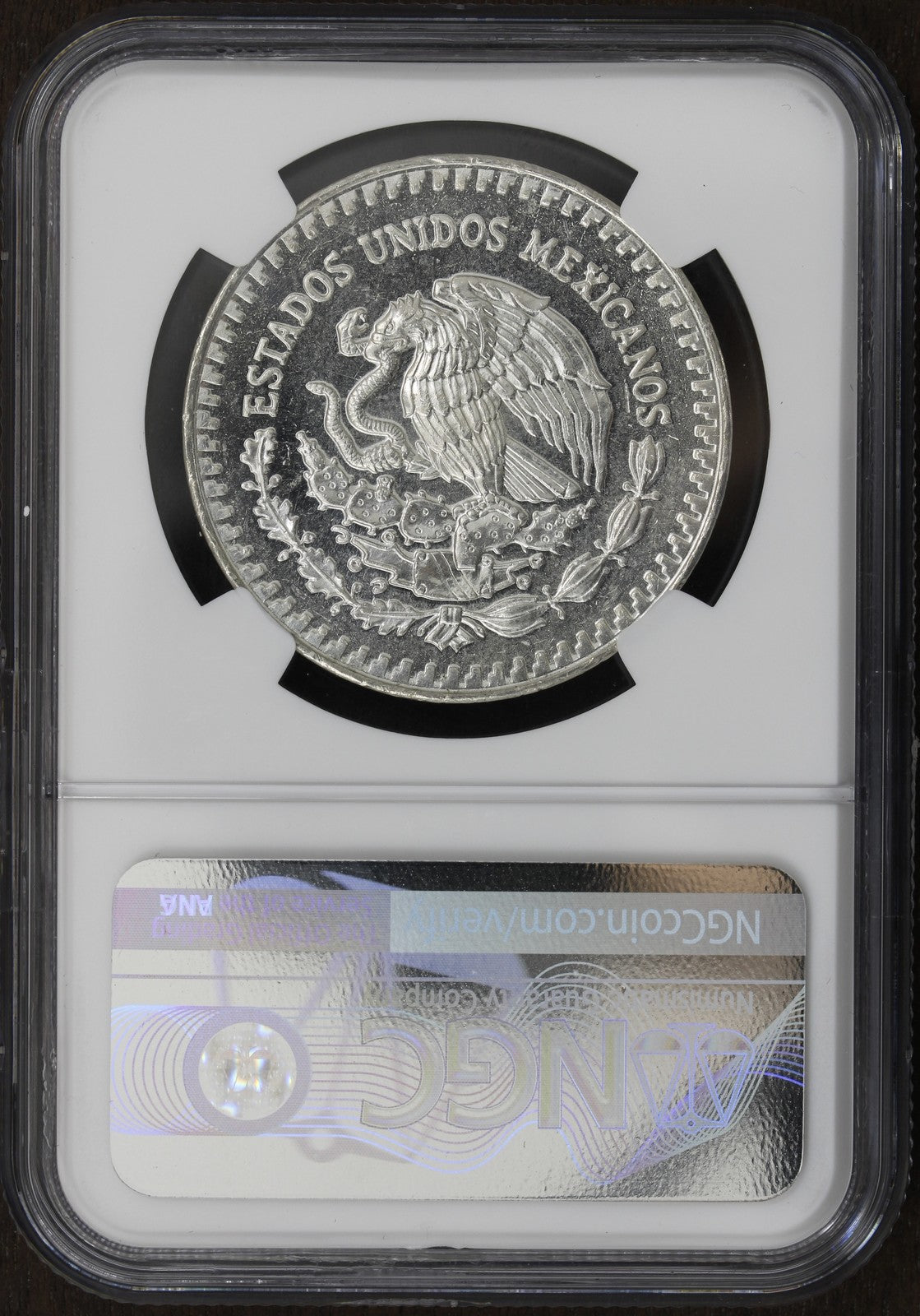1983-Mo (MS64PL) Mexico 1 oz Silver Libertad Onza NGC - RARE Prooflike