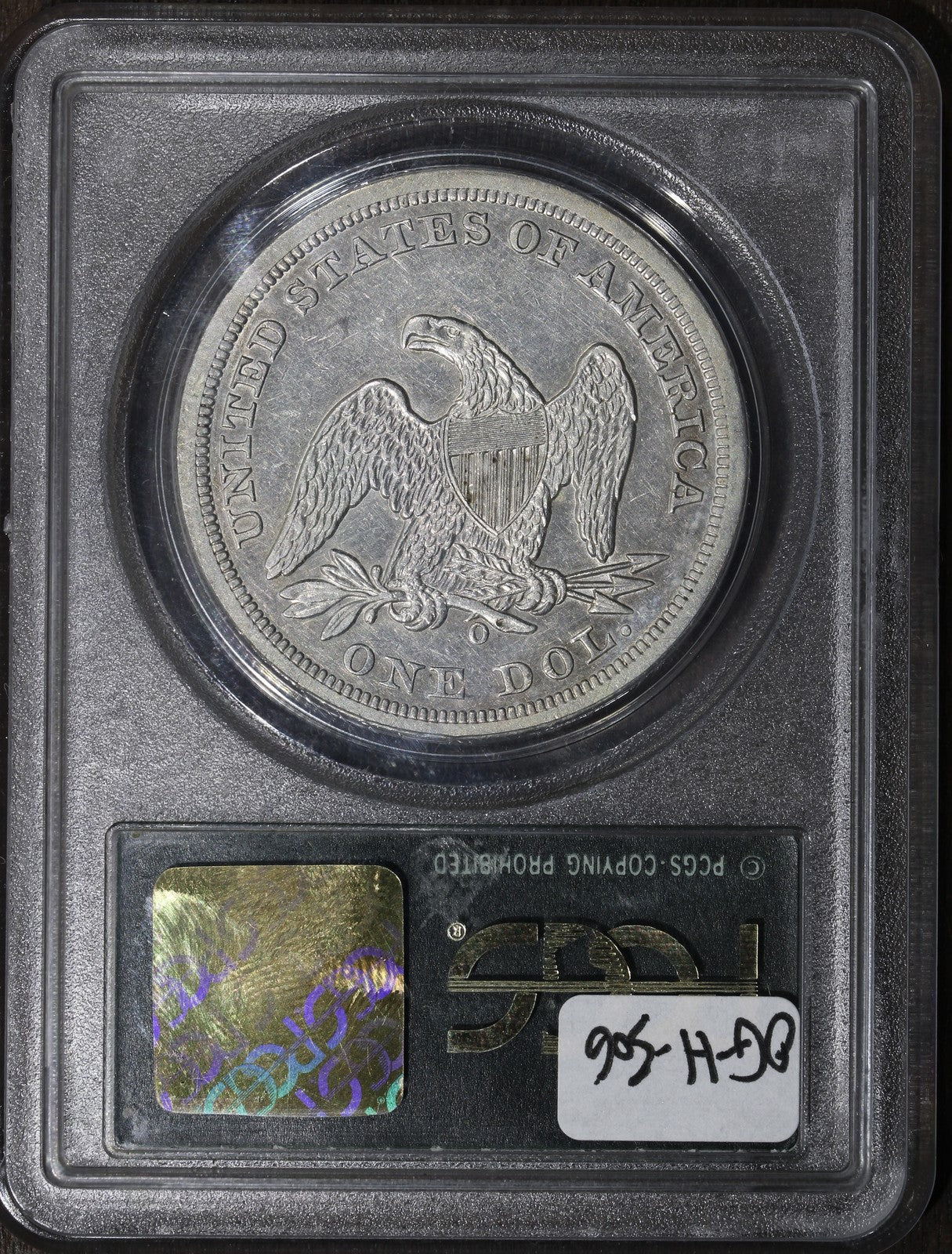 1859-O (XF40) Seated Liberty Dollar $1 PCGS OGH - Early Seated Dollar