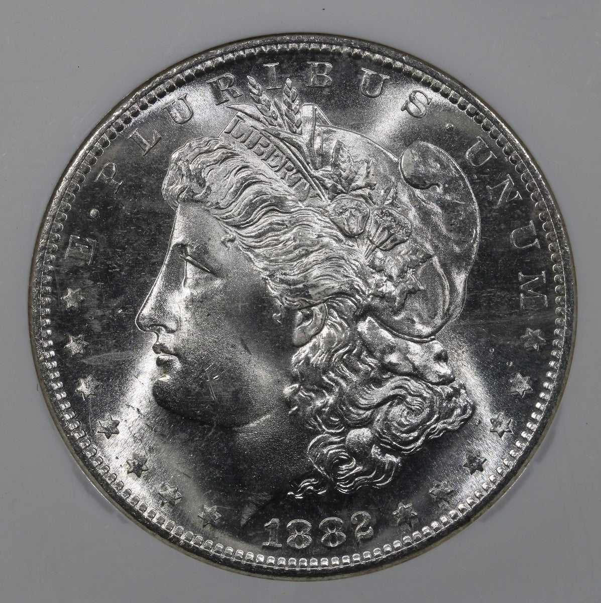1882-S (MS65 CAC) Morgan Silver Dollar $1 NGC - Blast White Gem
