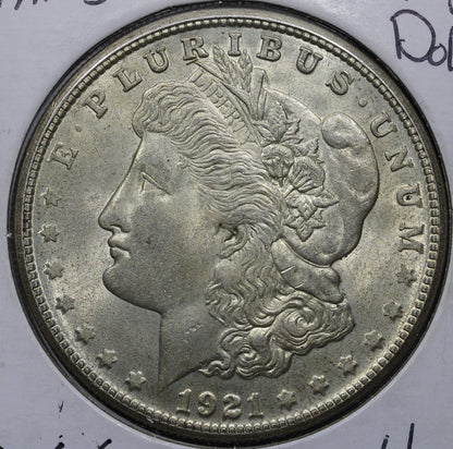 1921-S Morgan Silver Dollar $1 - Choice BU Uncirculated