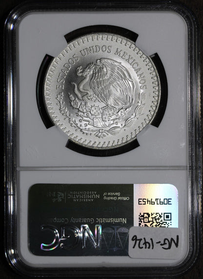 1991-Mo (MS68) Type 2 Mexican Silver Libertad Onza NGC - Small Onza
