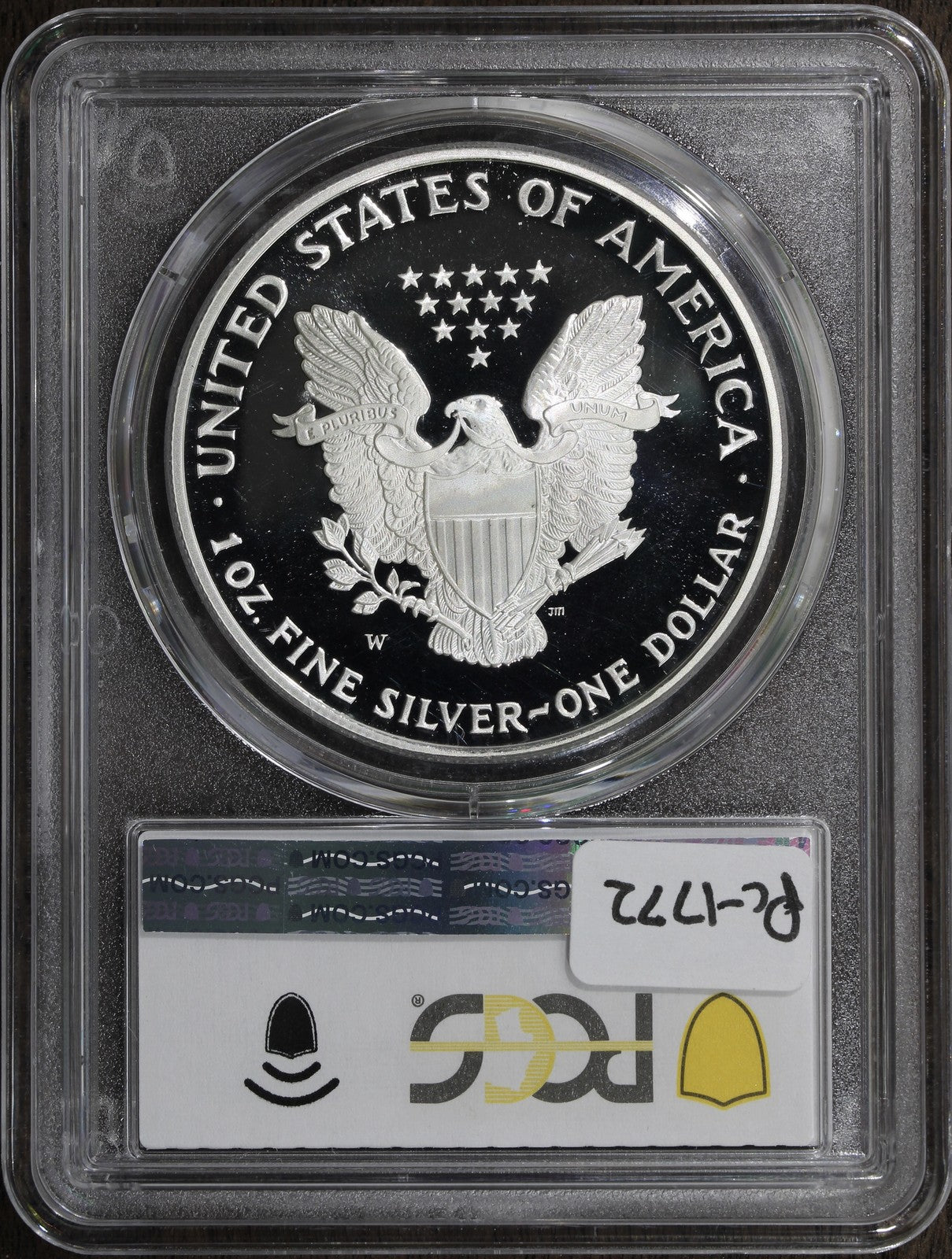1995-W (PR69 DCAM) Proof American Silver Eagle $1 ASE PCGS - Key Date