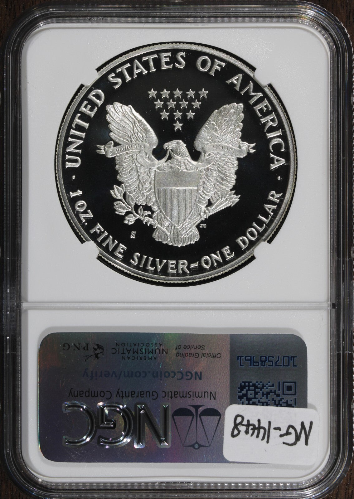 1988-S (PF70 Ultra Cameo) 1 oz Proof American Silver Eagle $1 NGC