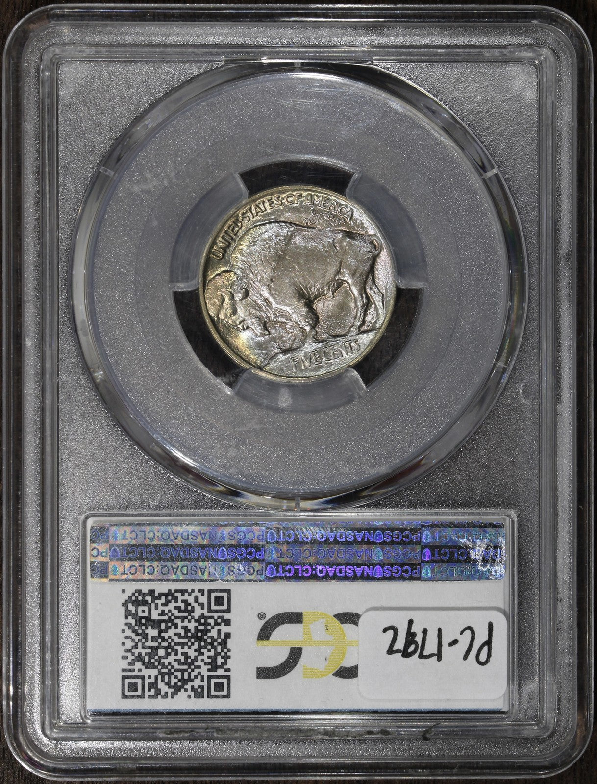 1913 (MS67+ CAC) Type 1 Buffalo Nickel 5C PCGS - First Year Colorful Toning