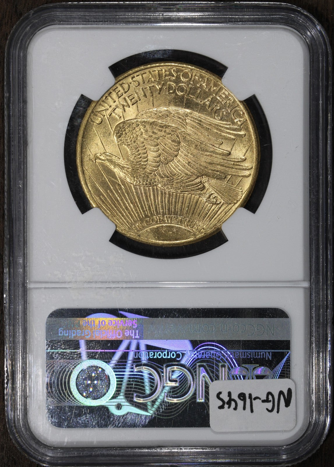 1925 (MS64) Saint Gauden's Double Eagle Gold $20 NGC - Mint Error Obverse Struck