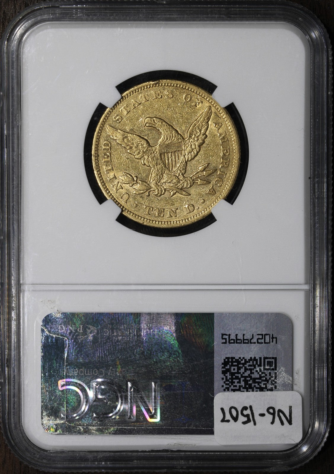 1849 (AU50) Liberty Head Gold Eagle $10 NGC - Early Date